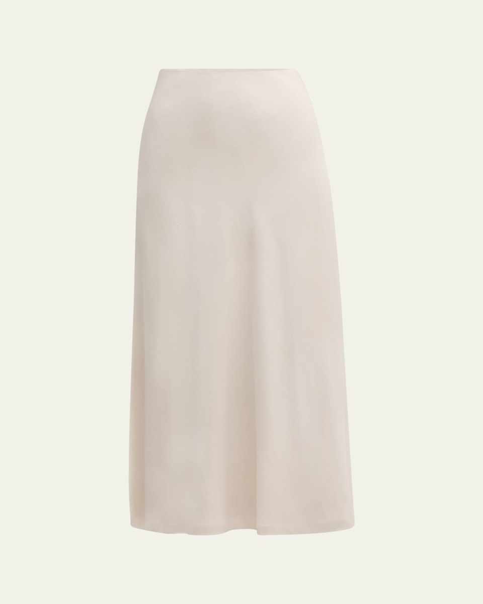 Couture Viscose Diagonal Flute Skirt